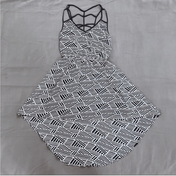 Double Zero Chiffon High-low Bluecomb Dress - Picture 1 of 5